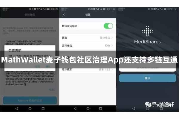 MathWallet麦子钱包社区治理App还支持多链互通
