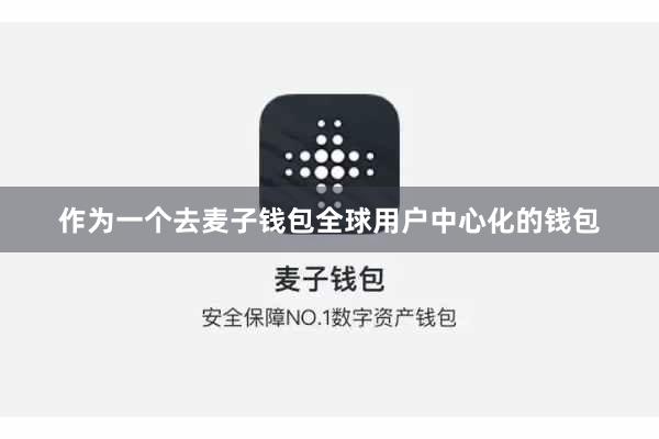 作为一个去麦子钱包全球用户中心化的钱包