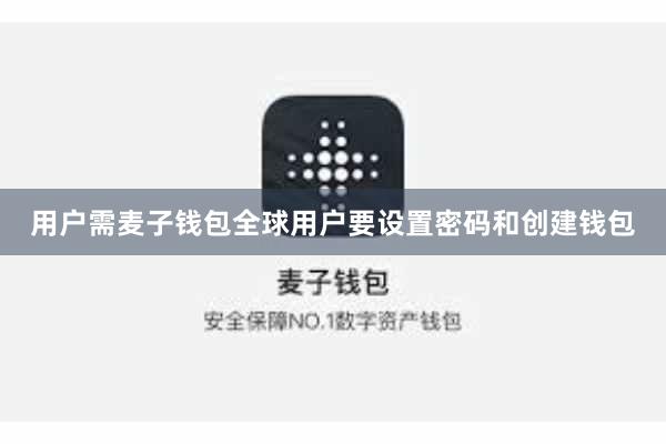 用户需麦子钱包全球用户要设置密码和创建钱包