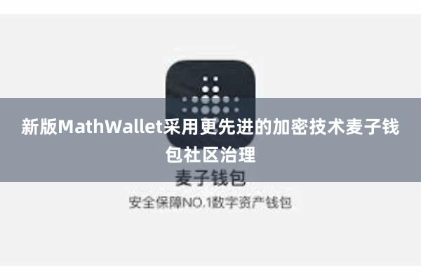 新版MathWallet采用更先进的加密技术麦子钱包社区治理